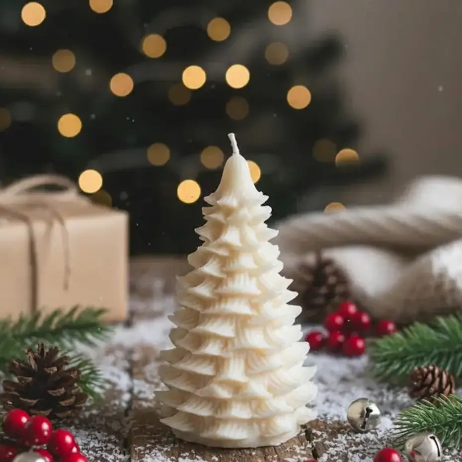 Sculptural Christmas Tree Soy Candle