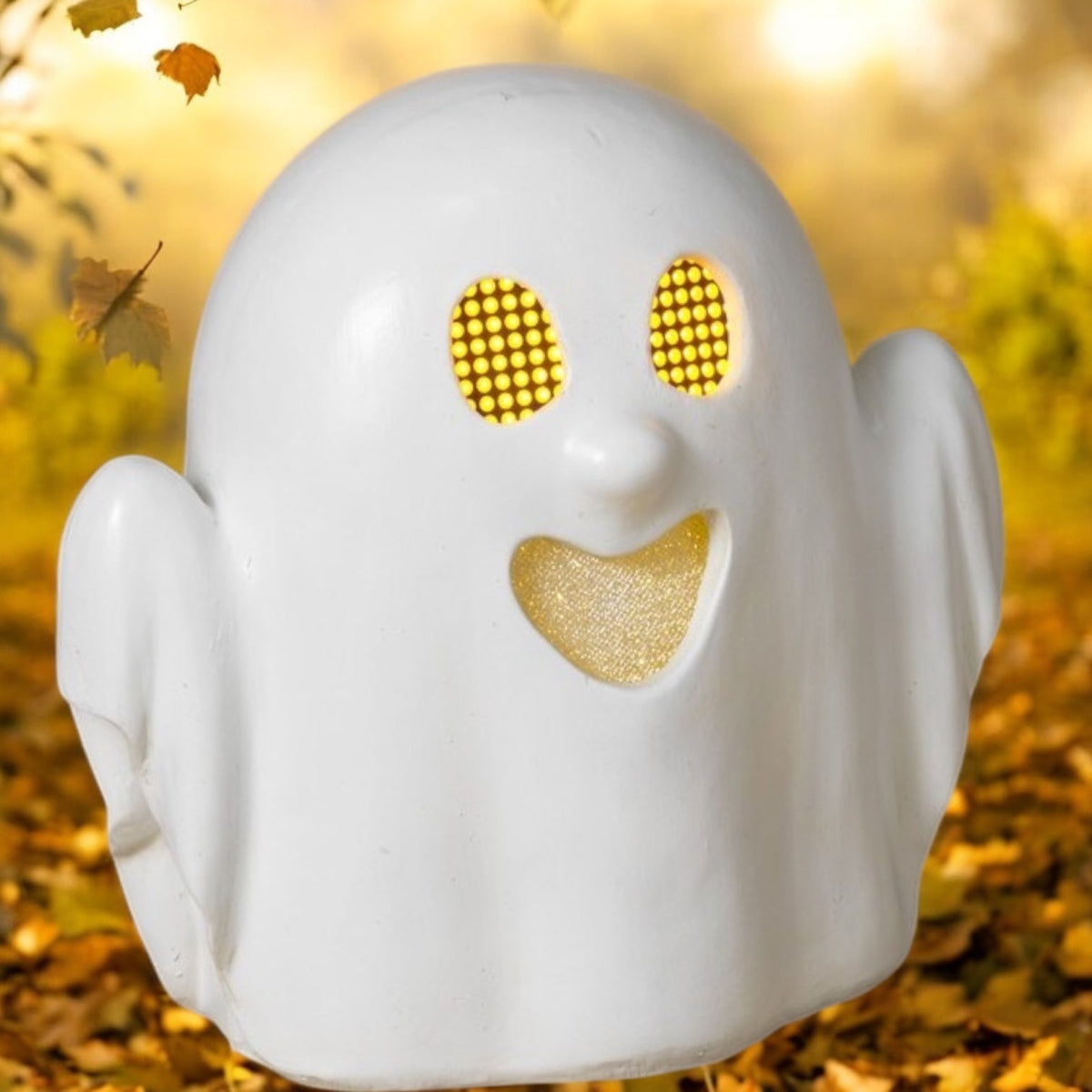 Spooky Ghost with Moving Digital Eyes