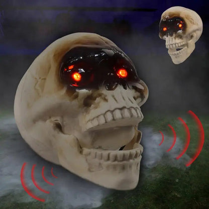 Animated Halloween Skull with Sound