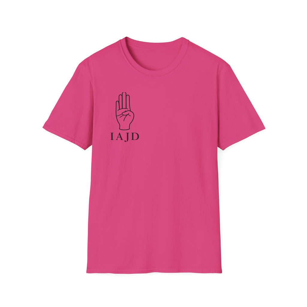 I AM JANE DOE IAJD & Hand Gesture T SHIRT
