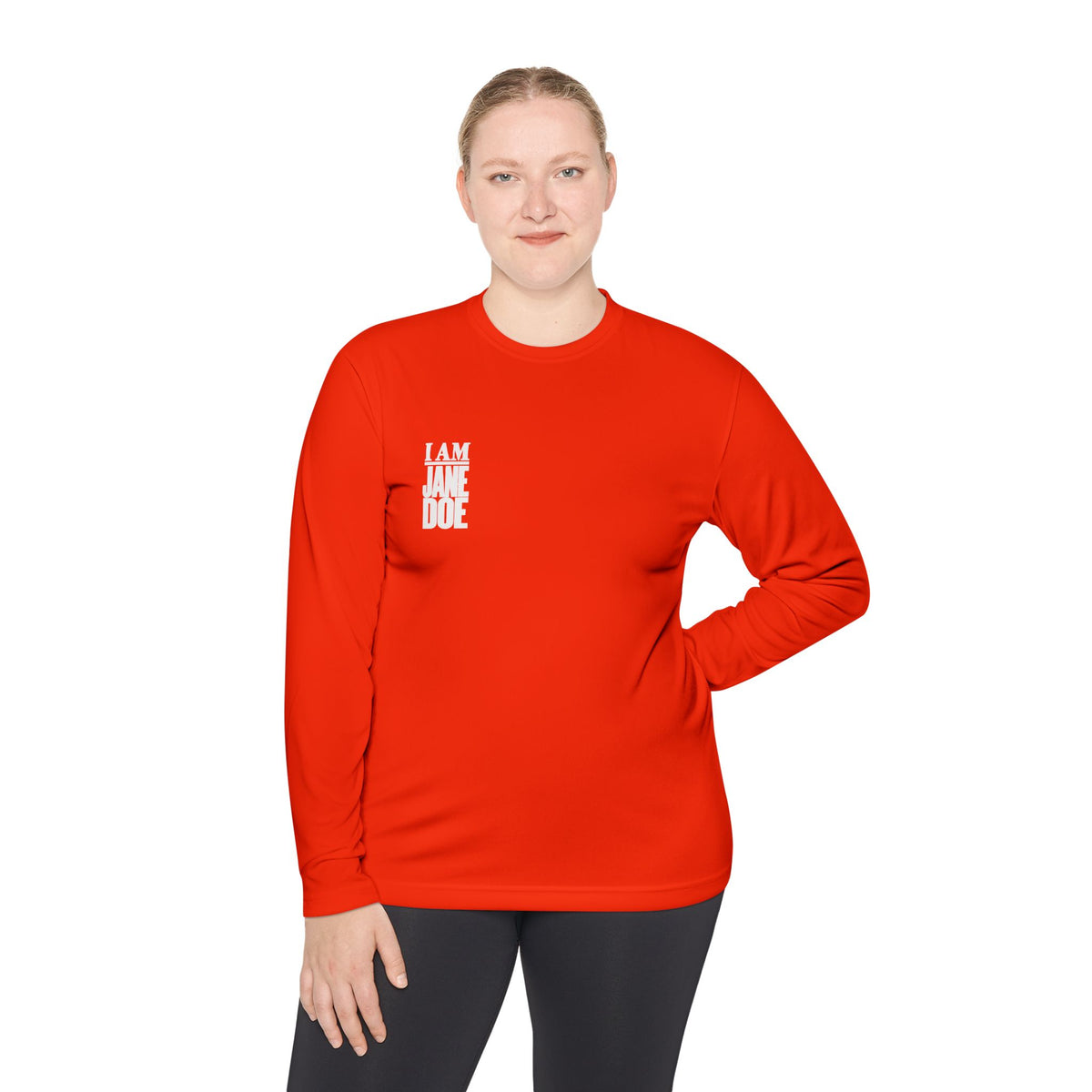 I AM JANE DOE Long Sleeve Statement Tee