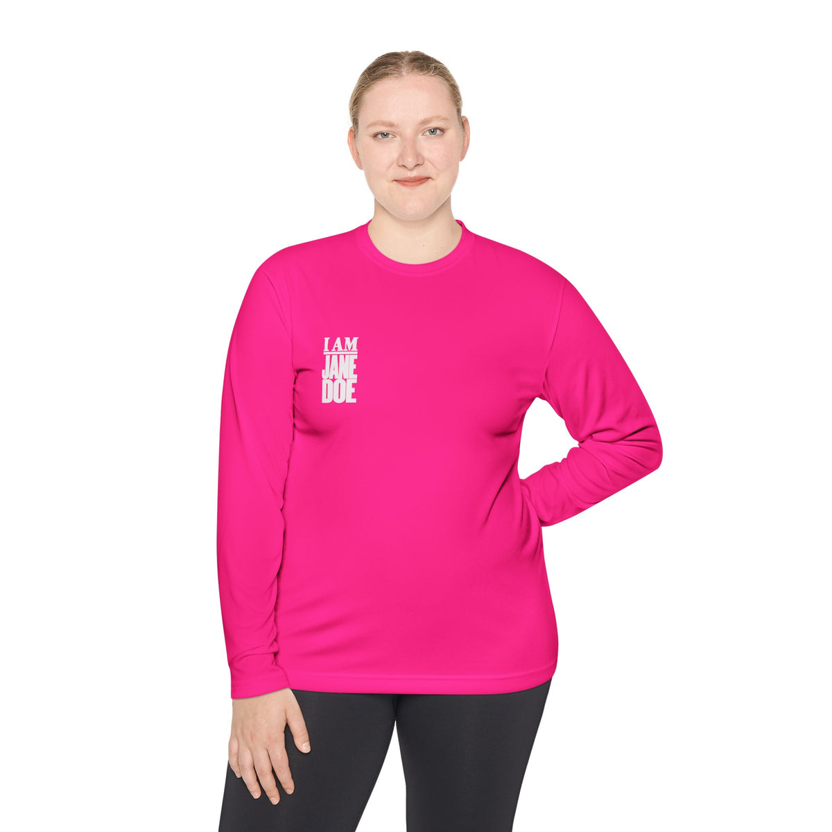 I AM JANE DOE Long Sleeve Statement Tee
