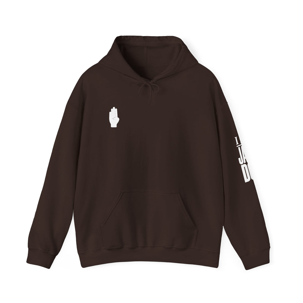 I AM JANE DOE / False Accusations Hoodie — Dark Colors
