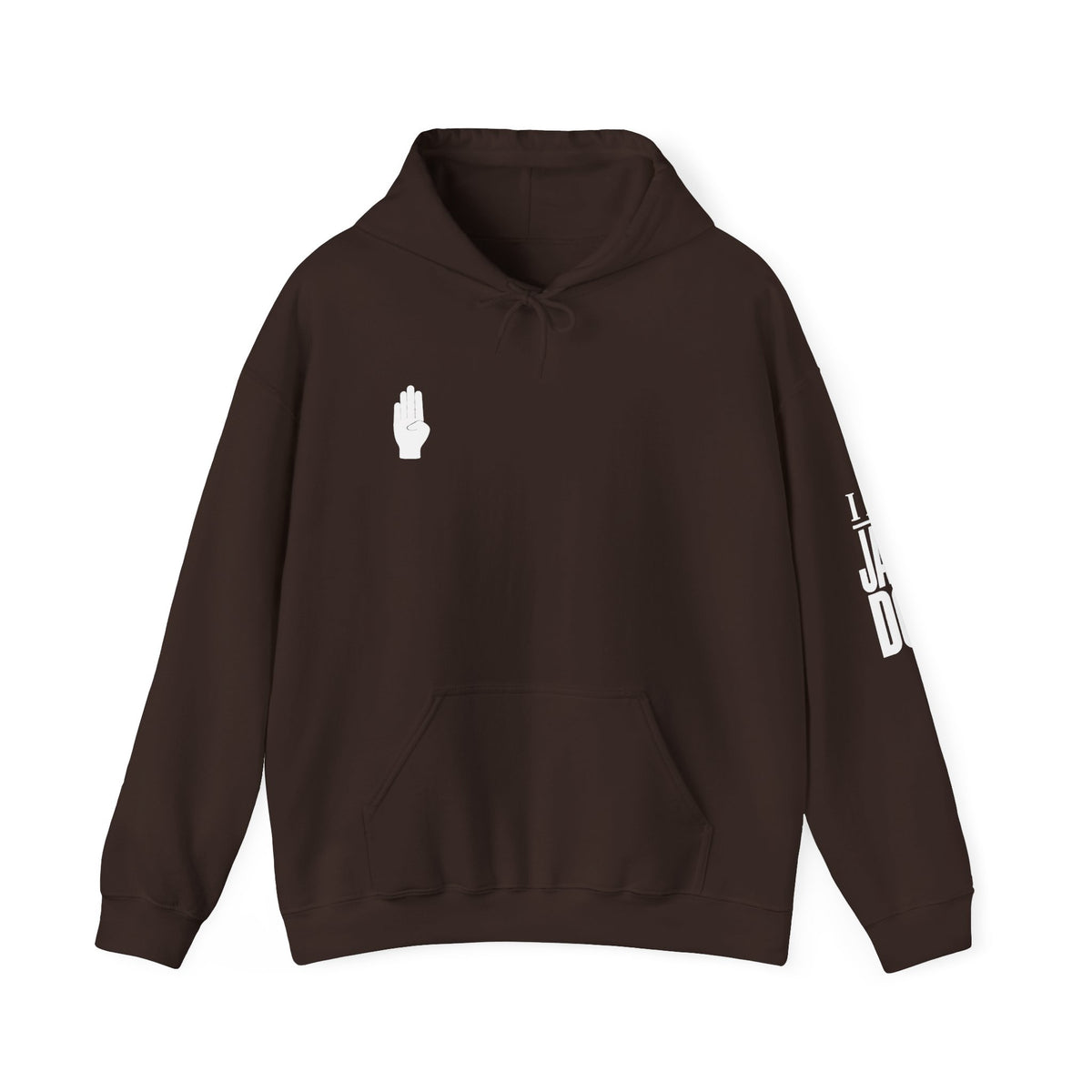 I AM JANE DOE / False Accusations Hoodie — Dark Colors