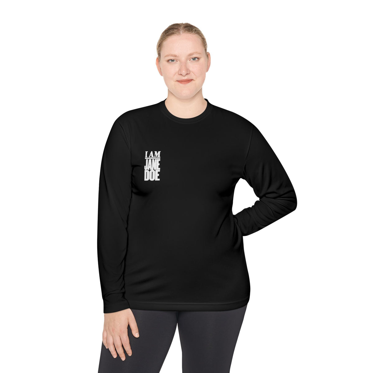 I AM JANE DOE Long Sleeve Statement Tee