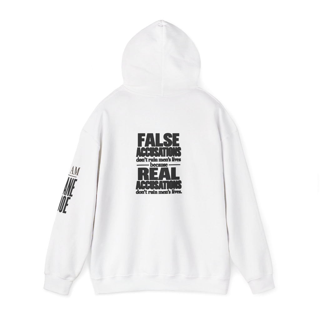 I AM JANE DOE Hoodie — Subtle Front-Only Design