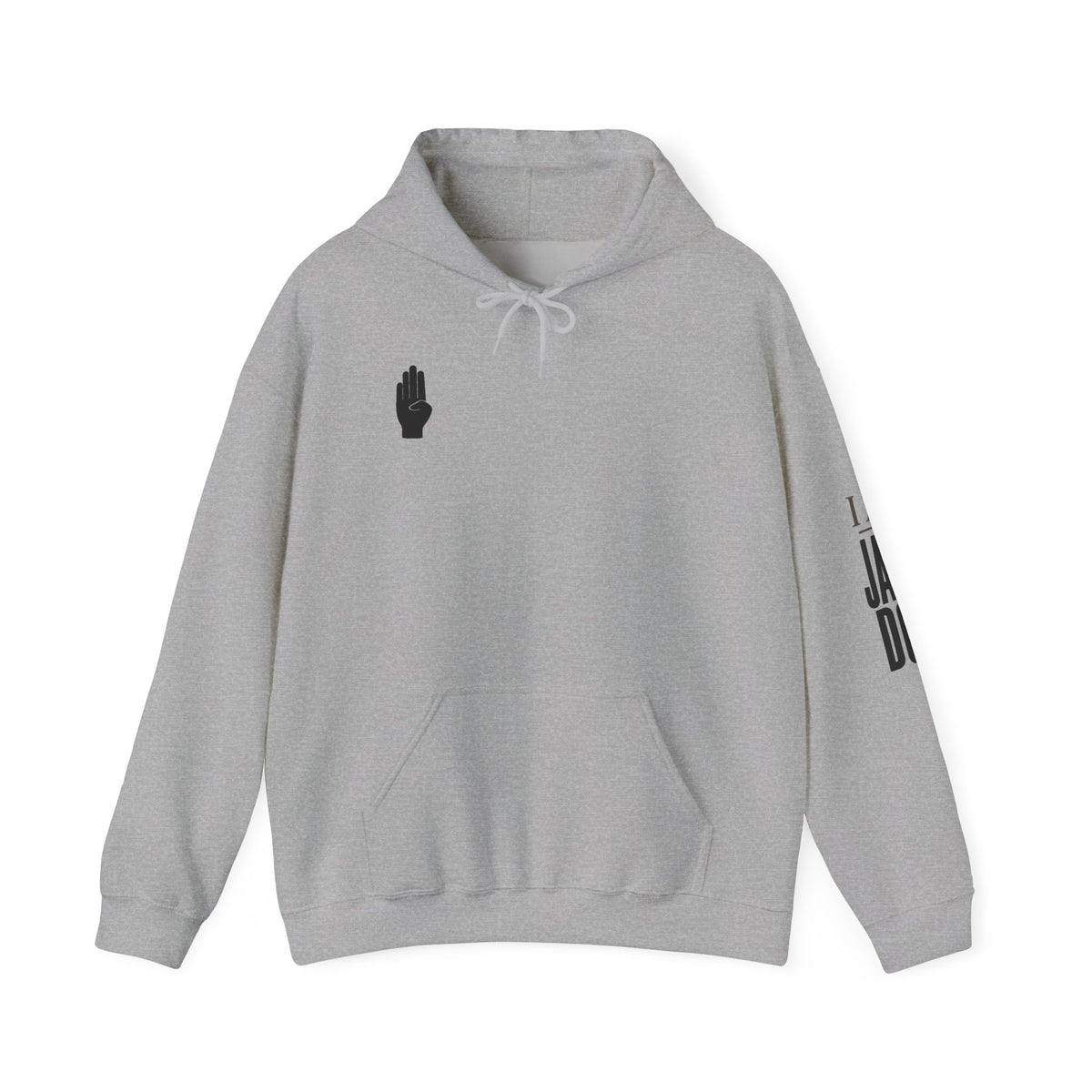 I AM JANE DOE Hoodie — Subtle Front-Only Design
