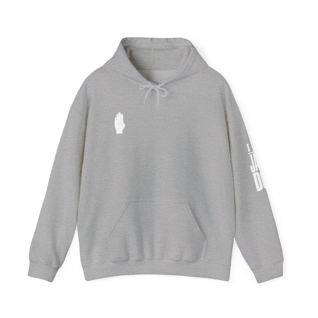 I AM JANE DOE / False Accusations Hoodie — Dark Colors