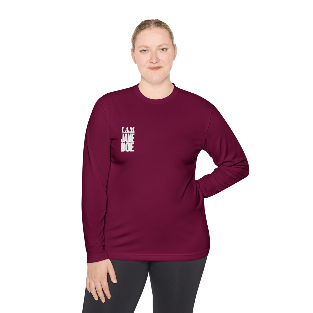 I AM JANE DOE Long Sleeve Statement Tee