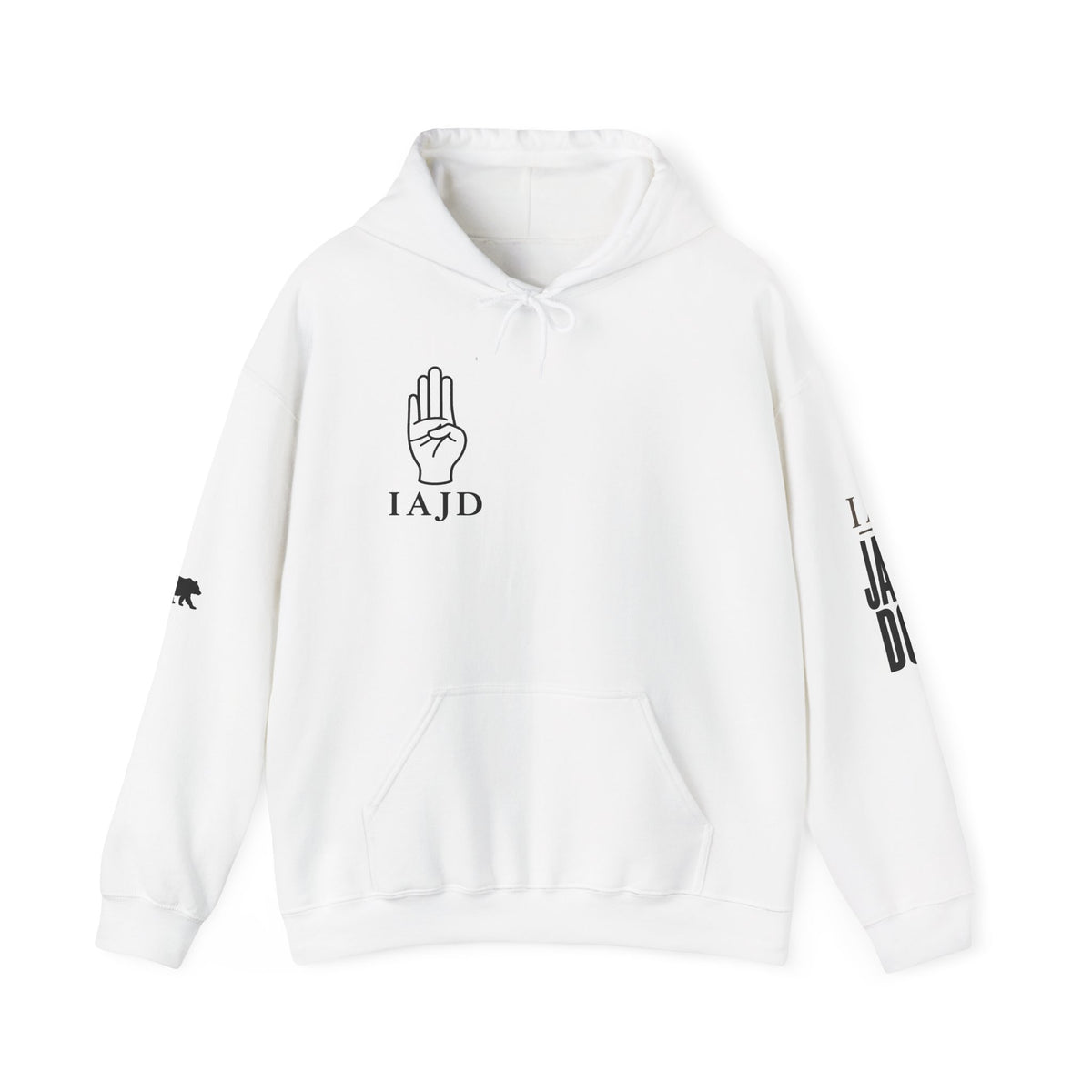 I AM JANE DOE Hoodie — Full Front + Back Statement