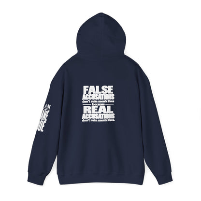 I AM JANE DOE / False Accusations Hoodie — Dark Colors