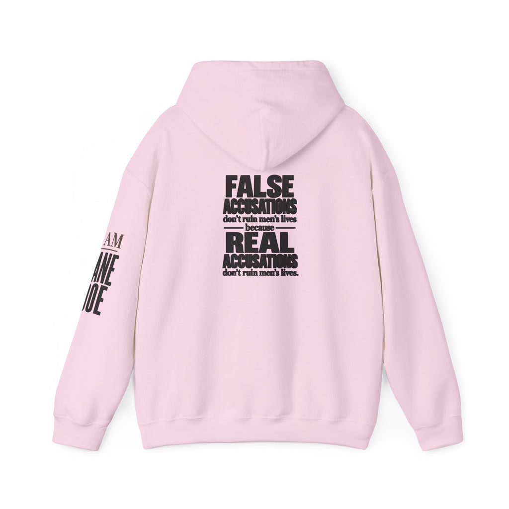 I AM JANE DOE Hoodie — Subtle Front-Only Design