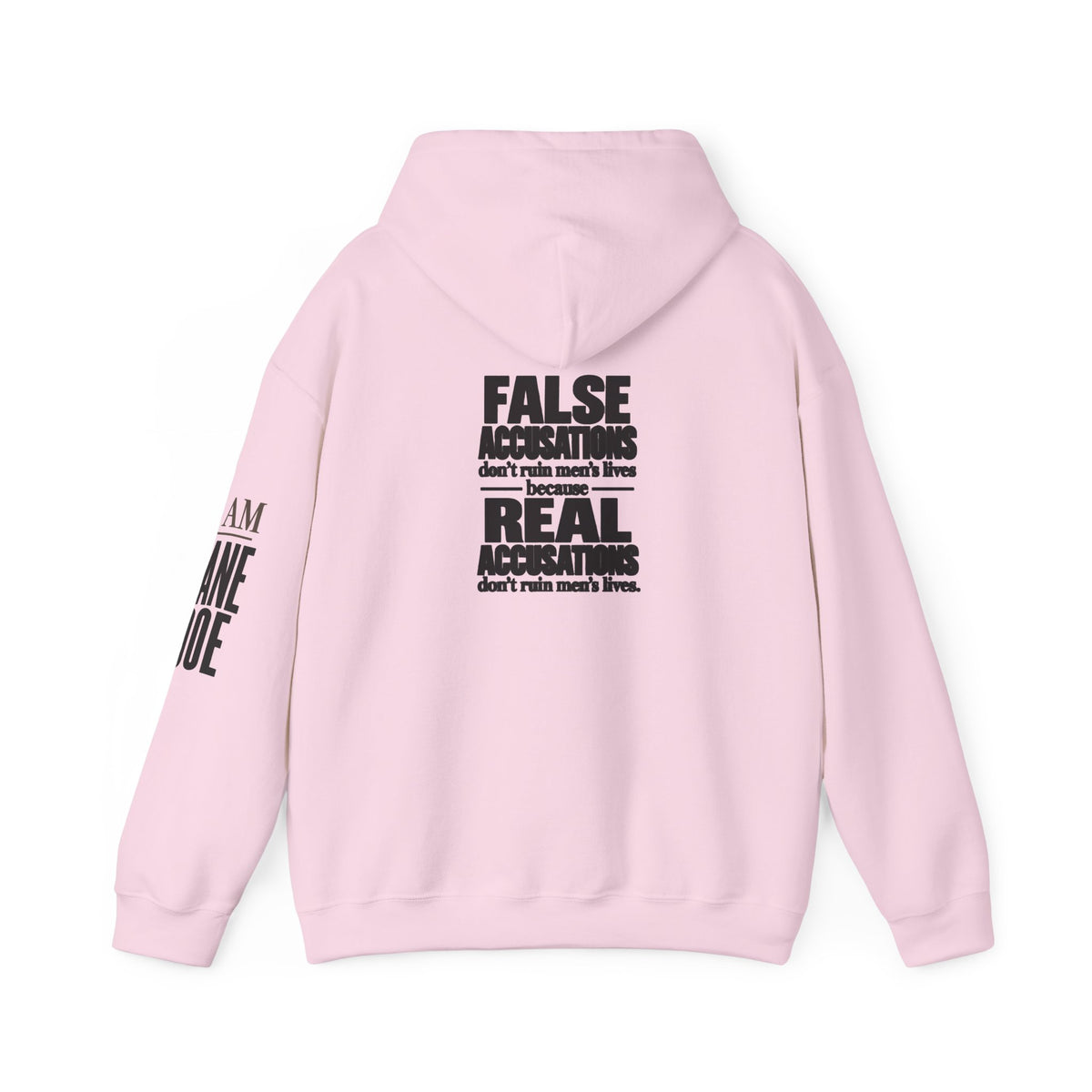 I AM JANE DOE Hoodie — Subtle Front-Only Design