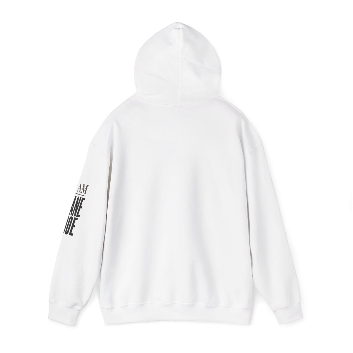 I AM JANE DOE / False Accusations Hoodie — White
