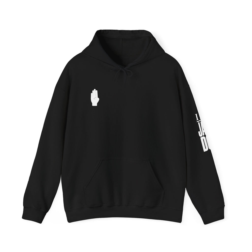 I AM JANE DOE / False Accusations Hoodie — Dark Colors