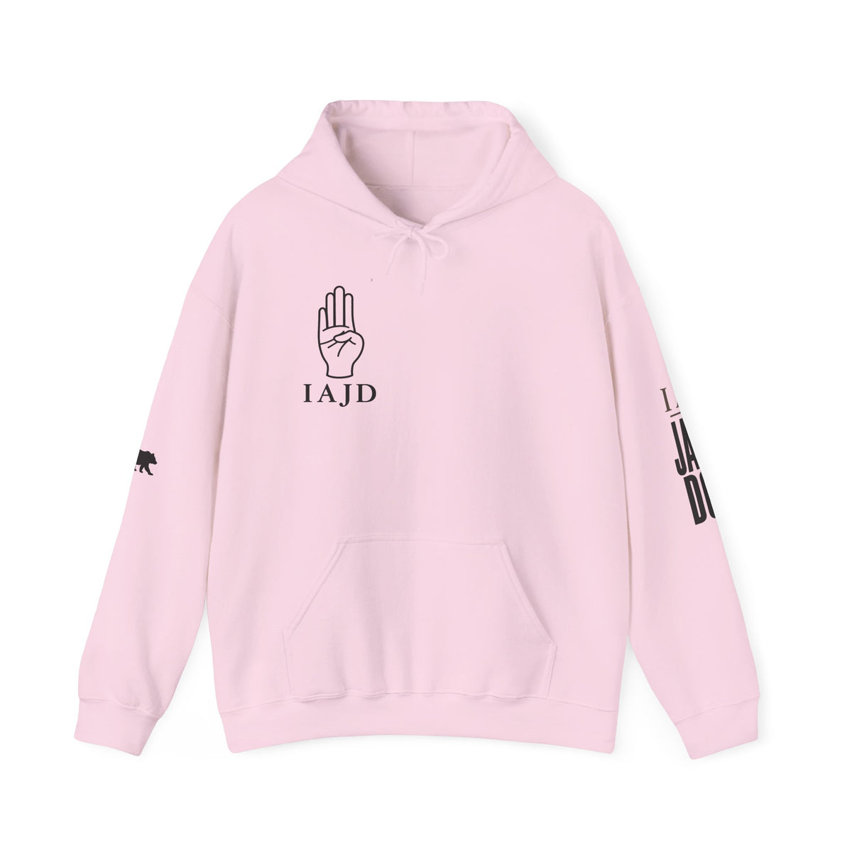 I AM JANE DOE Hoodie — Full Front + Back Statement