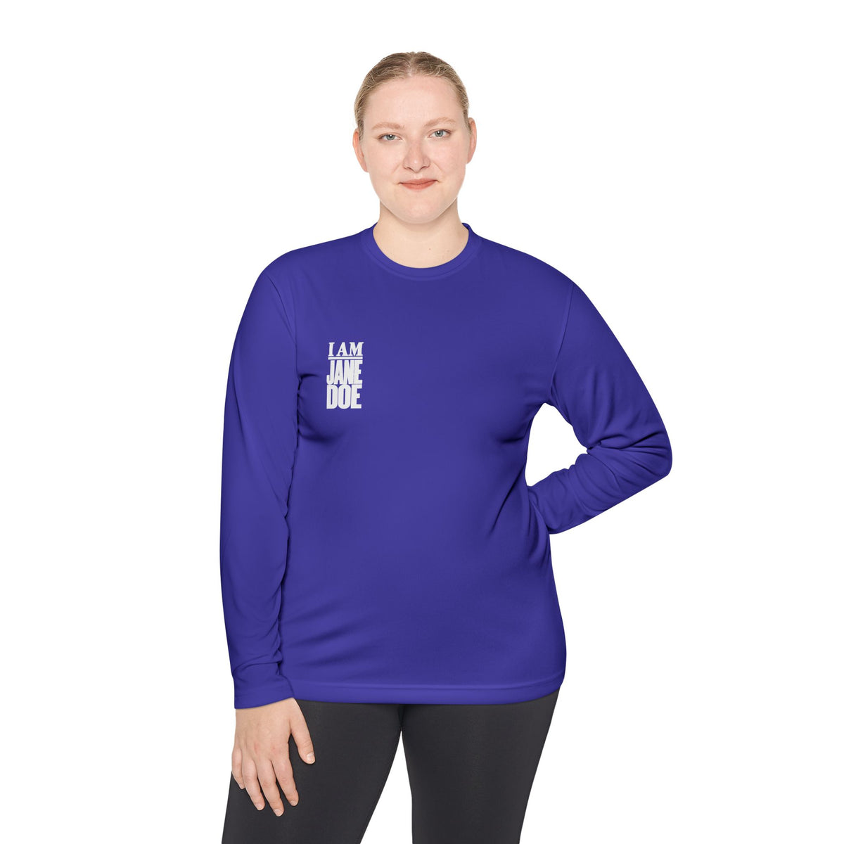 I AM JANE DOE Long Sleeve Statement Tee
