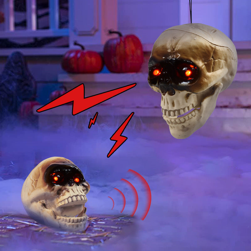 Animated Halloween Skull with Sound