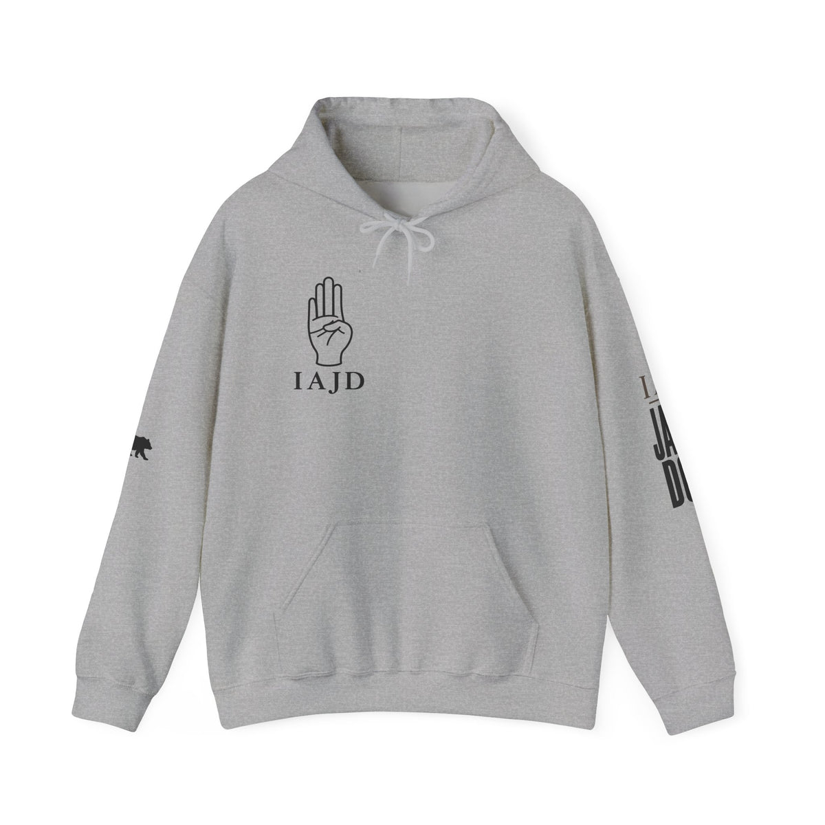 I AM JANE DOE Hoodie — Full Front + Back Statement