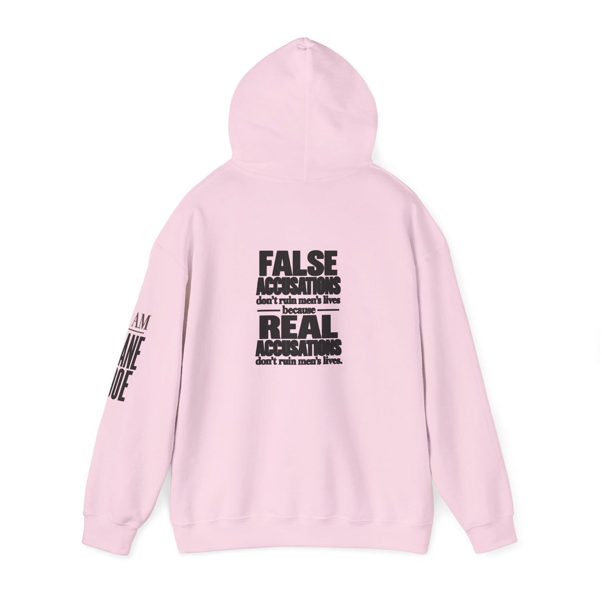 I AM JANE DOE Hoodie — Subtle Front-Only Design