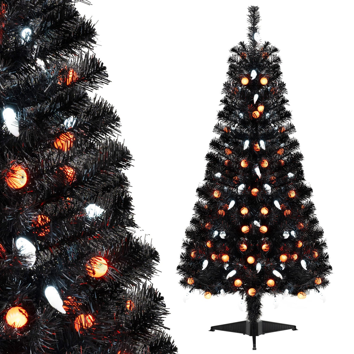 Musical Light-Up Halloween Tree – 4.5 ft