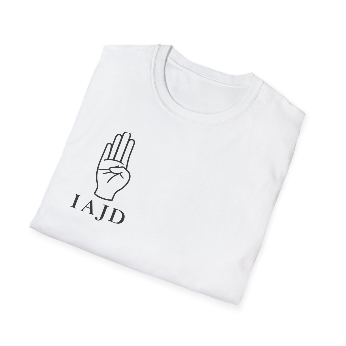I AM JANE DOE IAJD & Hand Gesture T SHIRT