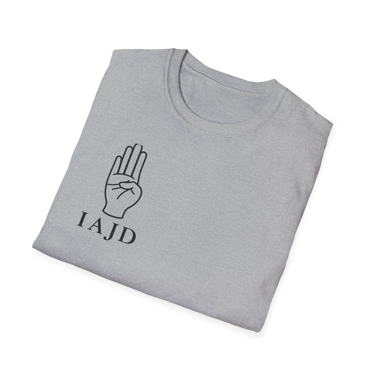 I AM JANE DOE IAJD & Hand Gesture T SHIRT
