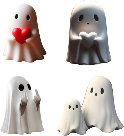 Cute Halloween Ghost Figurines