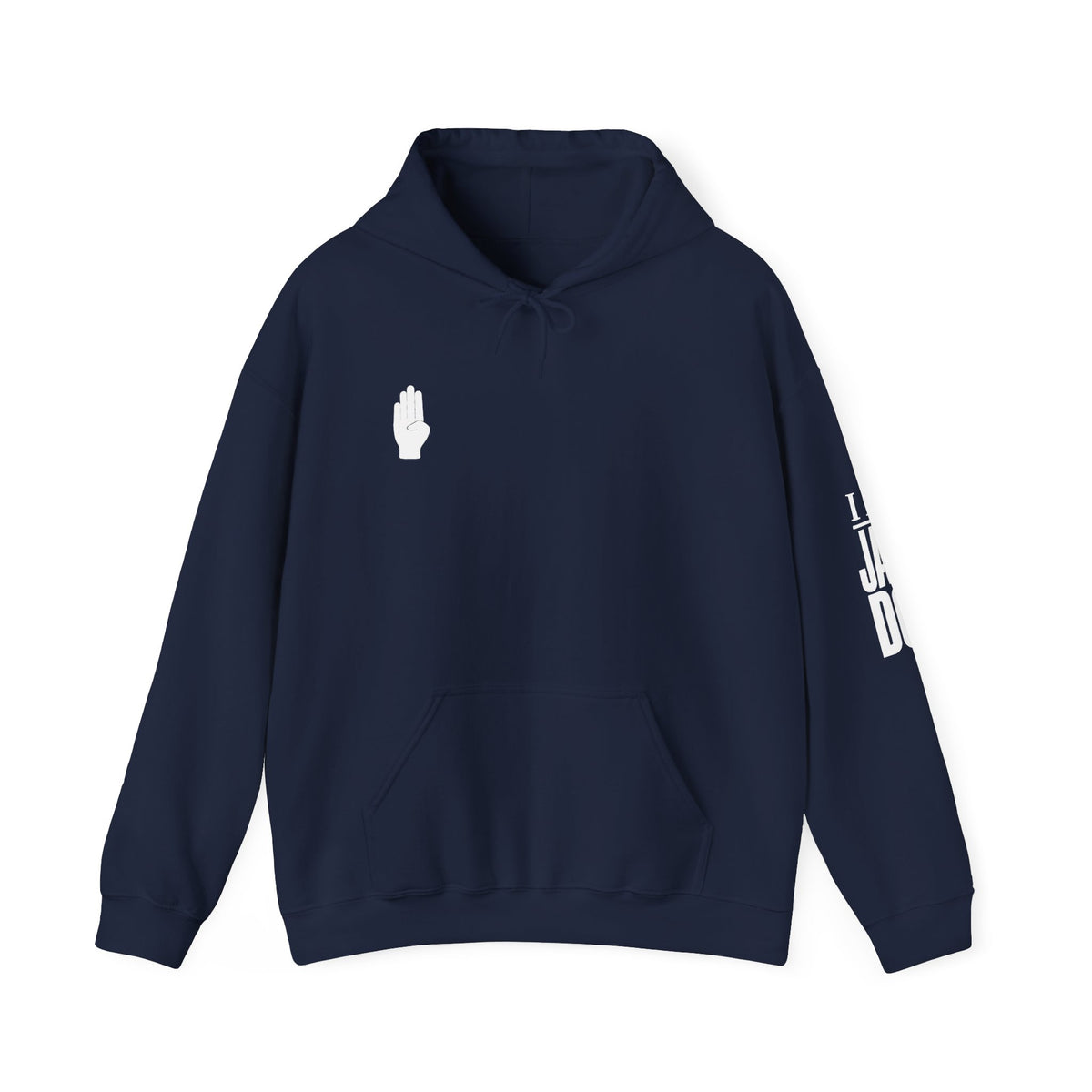 I AM JANE DOE / False Accusations Hoodie — Dark Colors