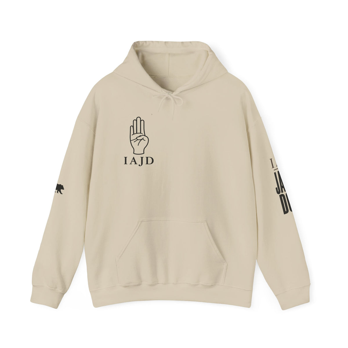 I AM JANE DOE Hoodie — Full Front + Back Statement