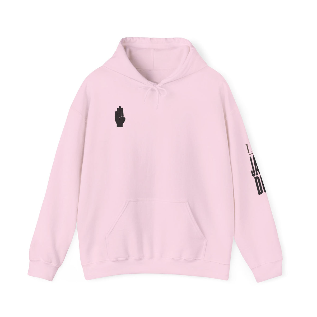 I AM JANE DOE Hoodie — Subtle Front-Only Design