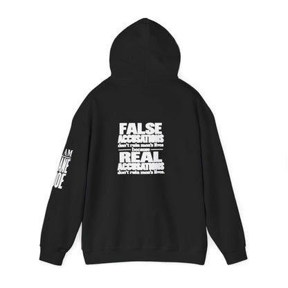 I AM JANE DOE / False Accusations Hoodie — Dark Colors