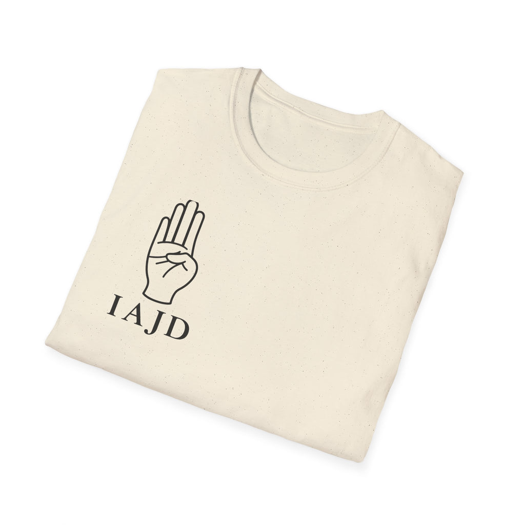 I AM JANE DOE IAJD & Hand Gesture T SHIRT