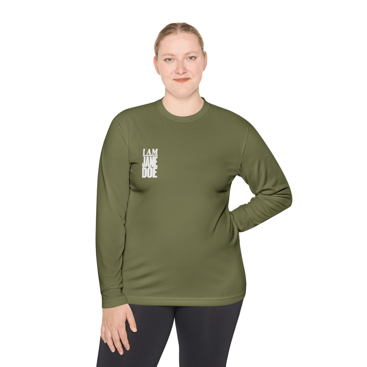 I AM JANE DOE Long Sleeve Statement Tee