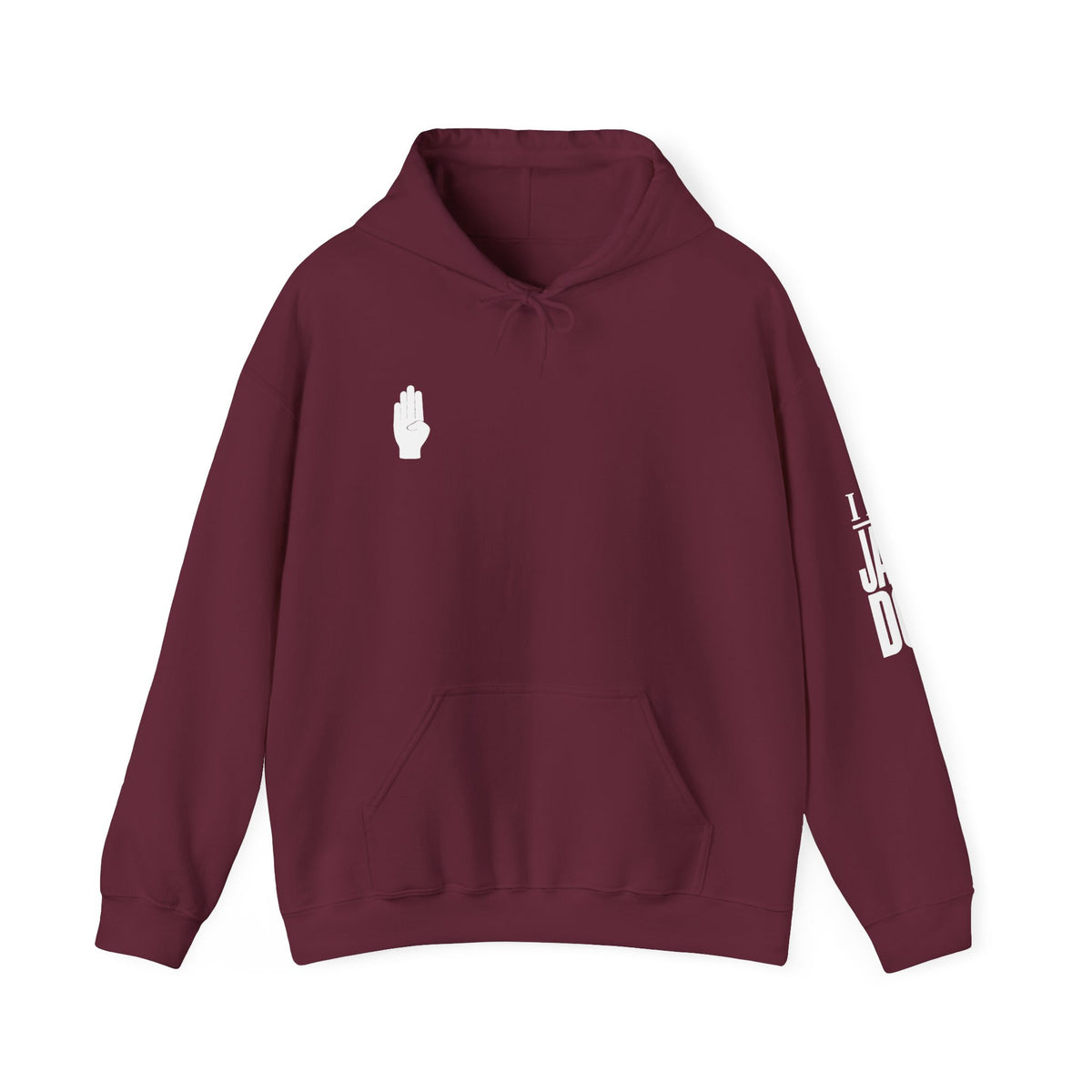 I AM JANE DOE / False Accusations Hoodie — Dark Colors