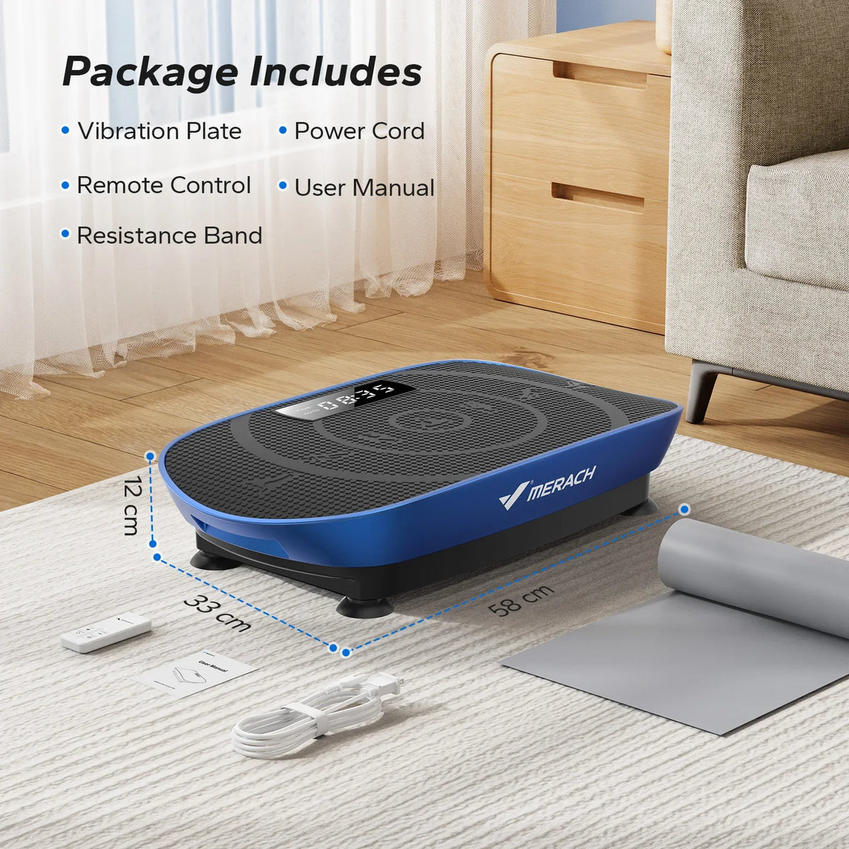 MERACH CV30 Vibration Plate