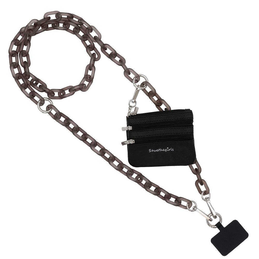 Hands-Free Phone Chain + Essentials Pouch