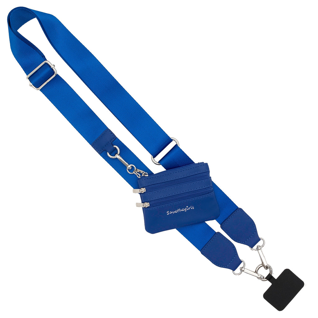 Hands-Free Phone Crossbody Strap + Zip Pouch