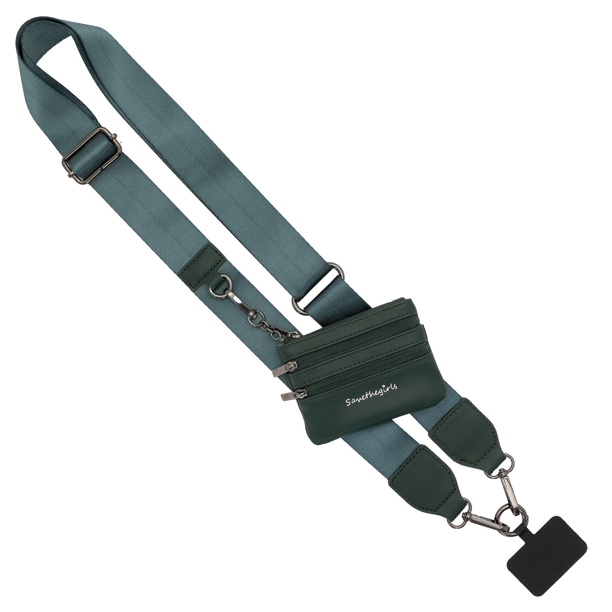 Hands-Free Phone Crossbody Strap + Zip Pouch