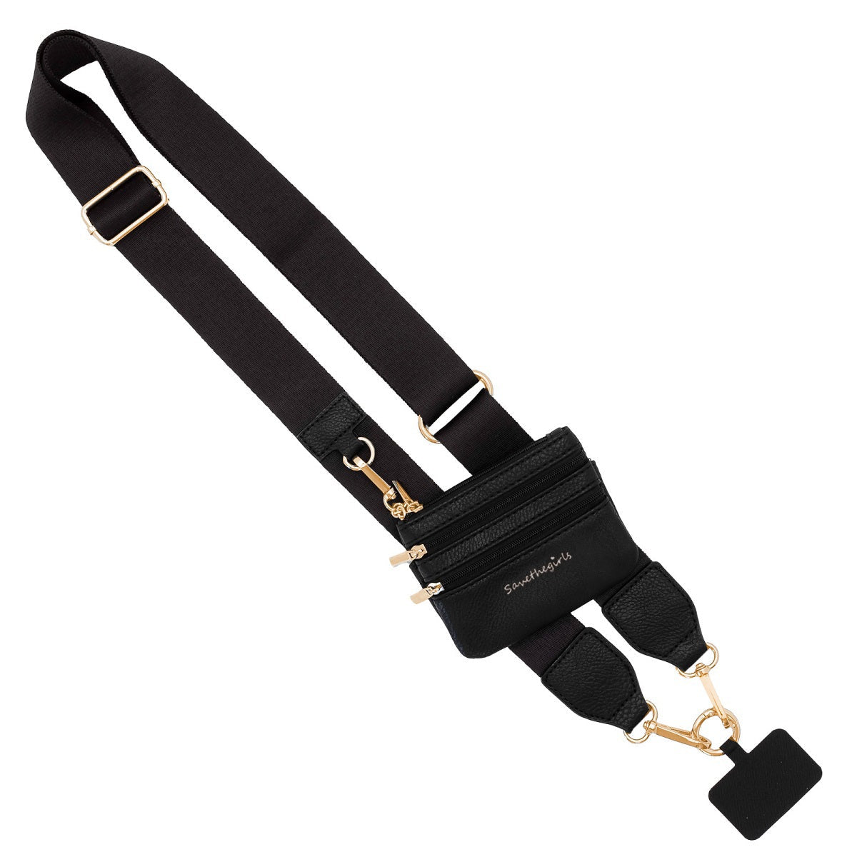Hands-Free Phone Crossbody Strap + Zip Pouch
