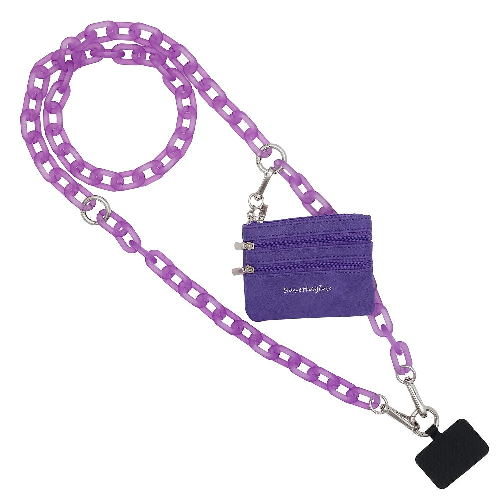 Hands-Free Phone Chain + Essentials Pouch