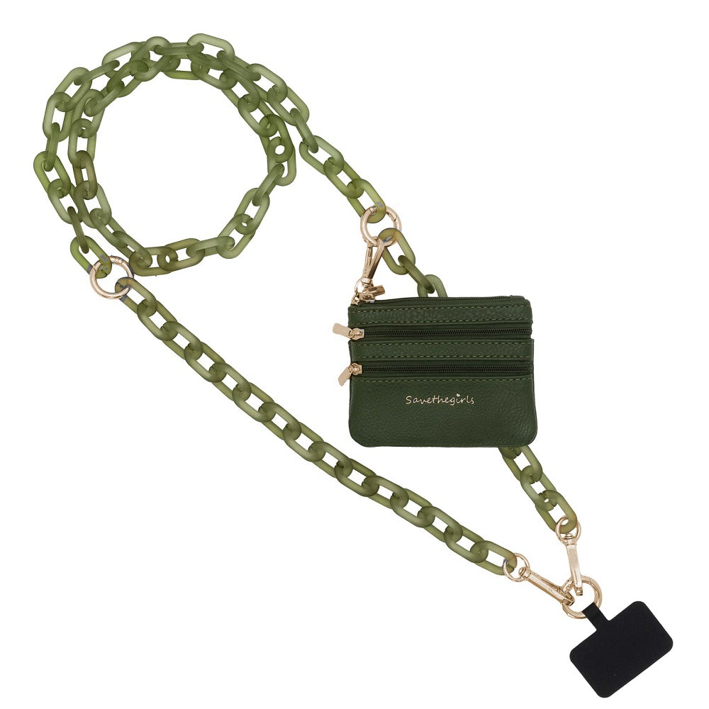 Hands-Free Phone Chain + Essentials Pouch
