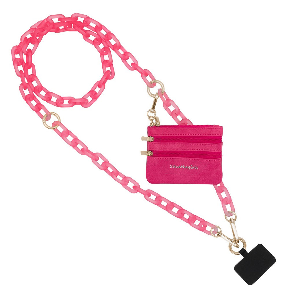 Hands-Free Phone Chain + Essentials Pouch