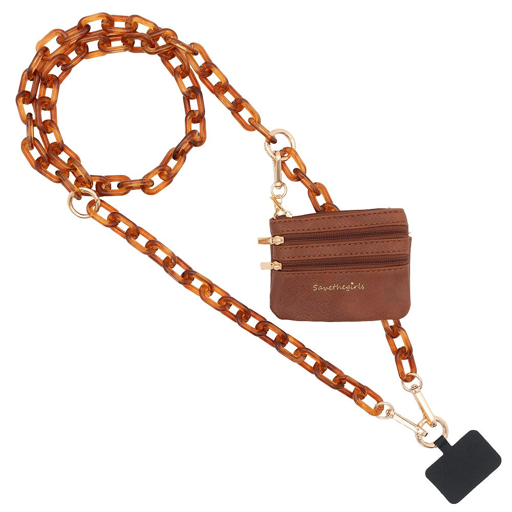 Hands-Free Phone Chain + Essentials Pouch