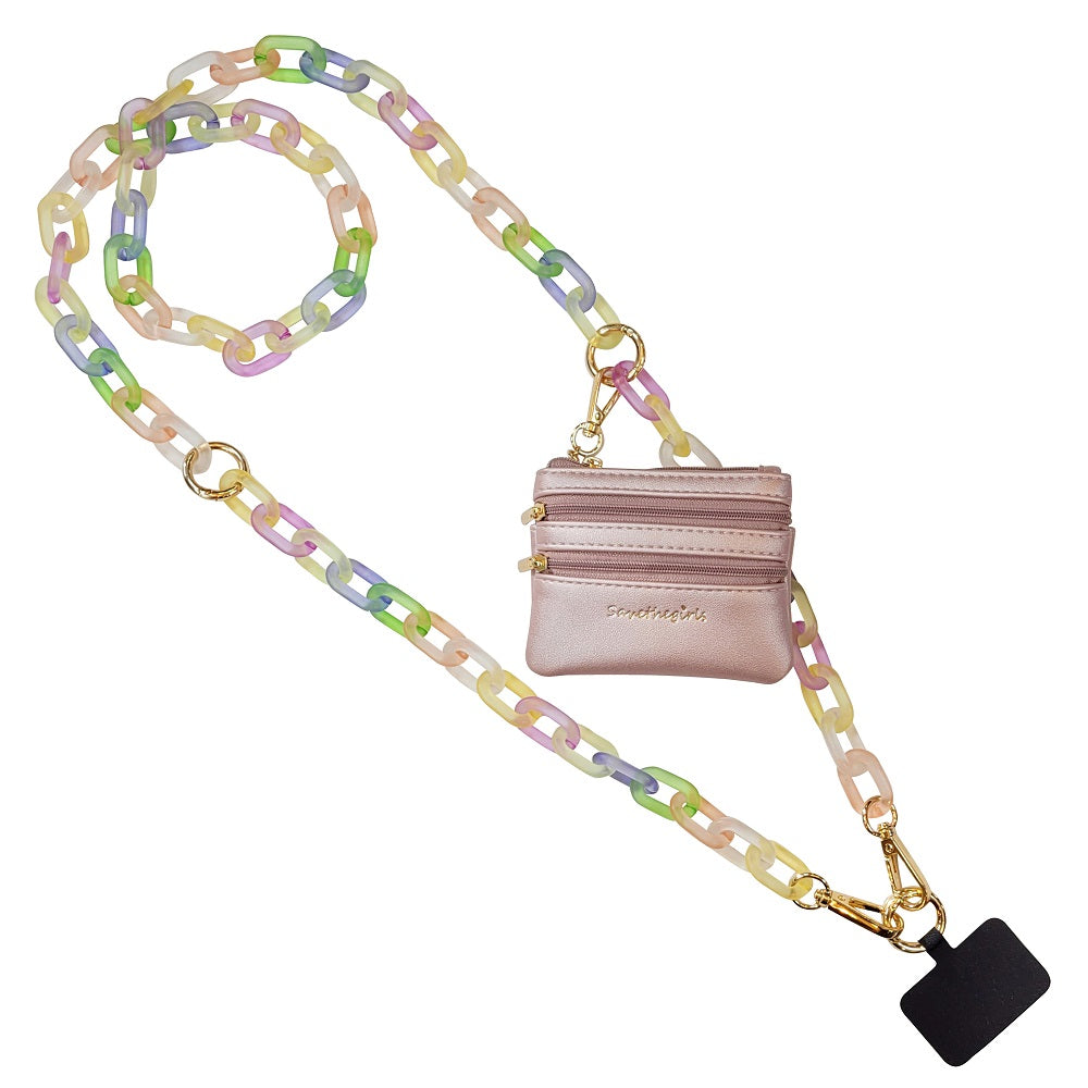 Hands-Free Phone Chain + Essentials Pouch