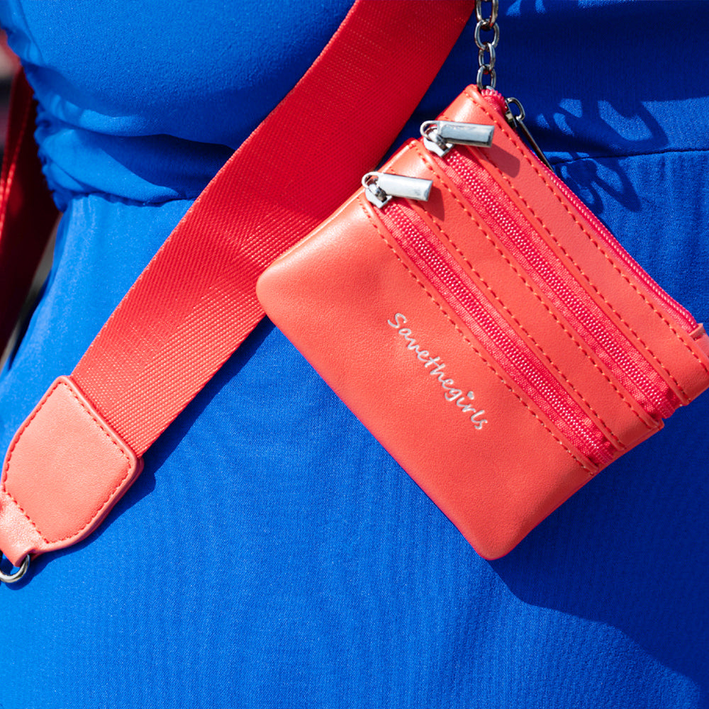 Hands-Free Phone Crossbody Strap + Zip Pouch