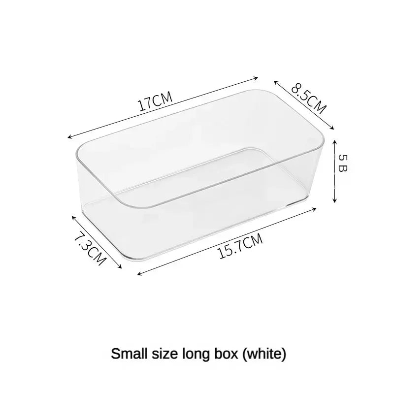 Clear Modular Drawer Organizer Bins