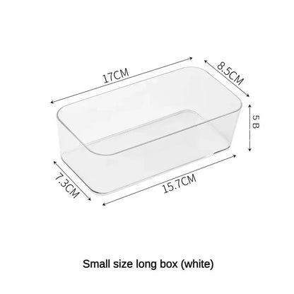 Clear Modular Drawer Organizer Bins