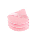 Triangle Velvet Makeup Puffs — Reusable Mini Powder Puff Set