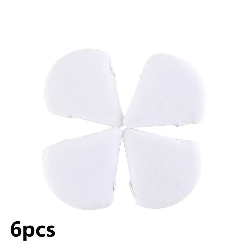 Triangle Velvet Makeup Puffs — Reusable Mini Powder Puff Set
